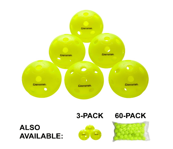 NOGIS Outdoor Pickleballs Ball 4 Pack - 40 Holes Pickleballs Ball, High...